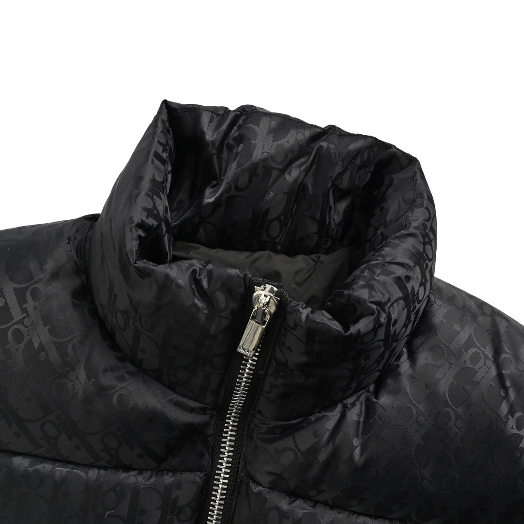 Doudoune presbyte à motif foncé imprimé sur toute la surface