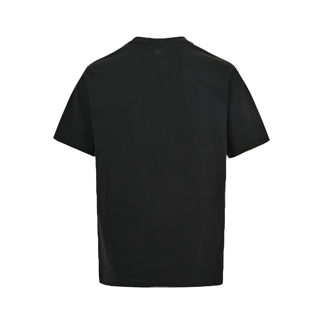 Col triangle lettre manches courtes