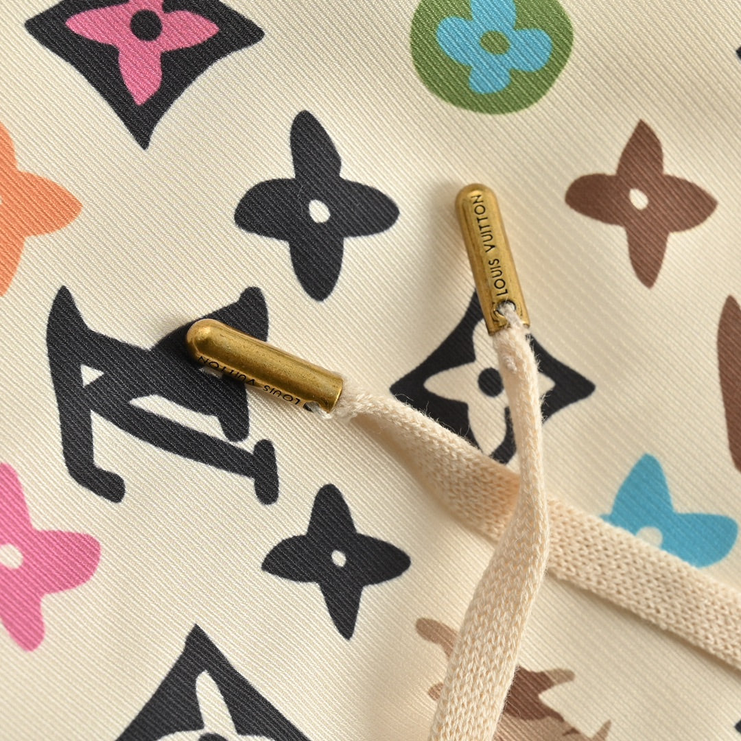 Chemise à manches courtes en soie imprimée all-over