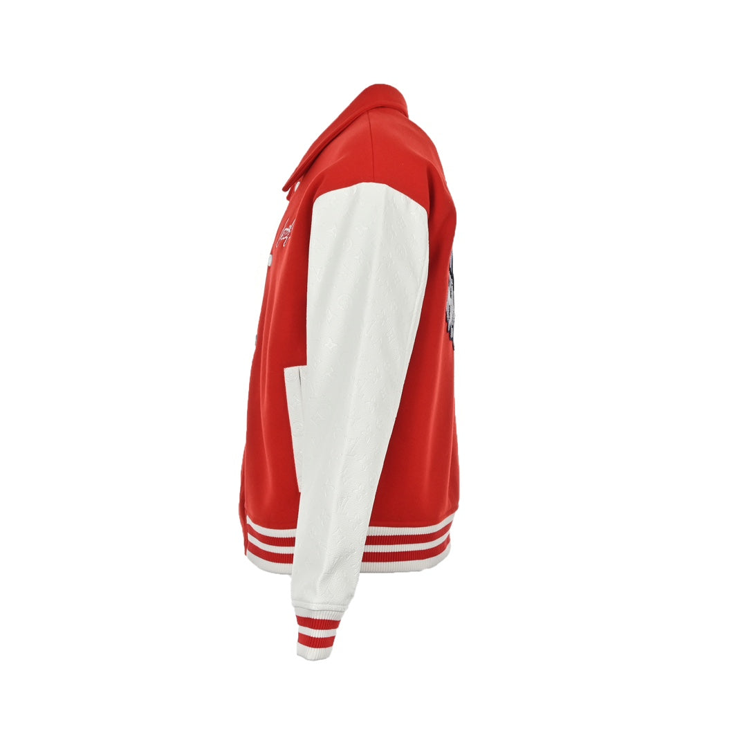 Maillot de baseball floral brodé au dos