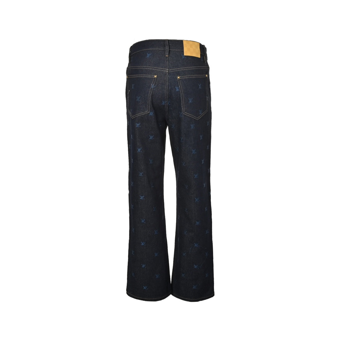 Ensemble jean entièrement brodé avec logo 24Fw