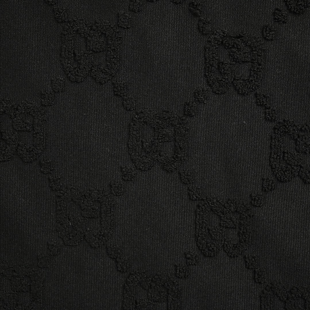 Manches courtes en jacquard double G all-over