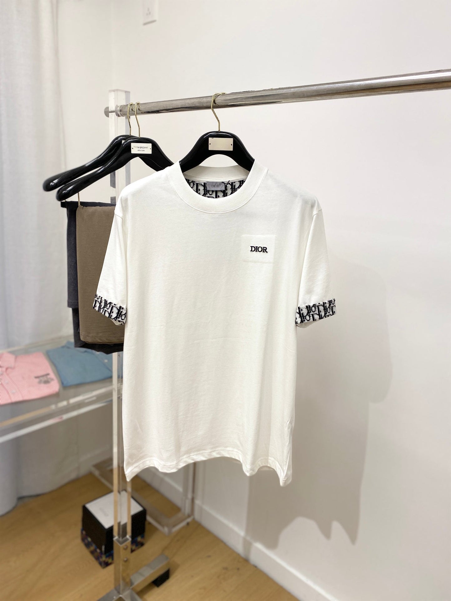 T-shirt classique à manches courtes avec logo imprimé 24SS