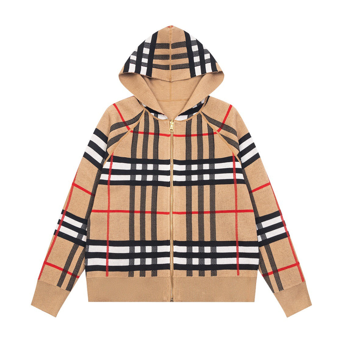 Veste à carreaux Warhorse en tricot