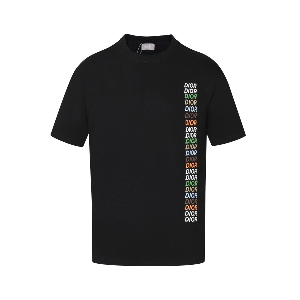 🔥🔥🔥24FW CD Klassisches farbiges Twill-Buchstaben-T-Shirt