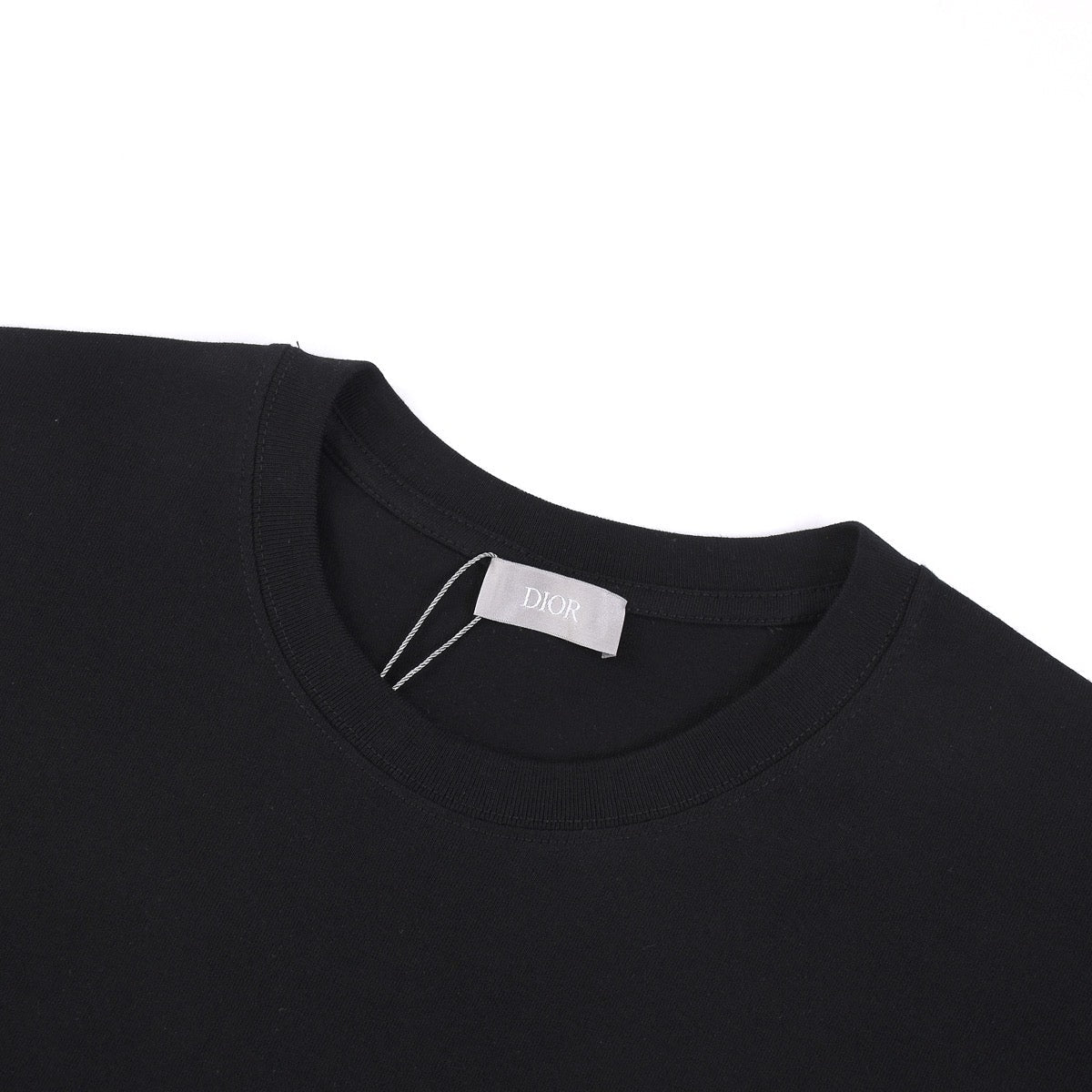 🔥🔥🔥24FW CD Klassisches farbiges Twill-Buchstaben-T-Shirt