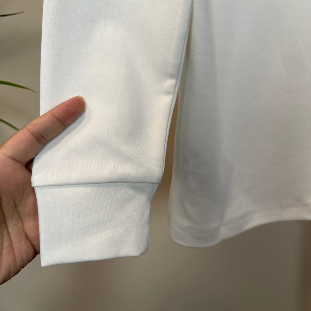 24FW NOUVEAU PRD pur coton logo manches longues
