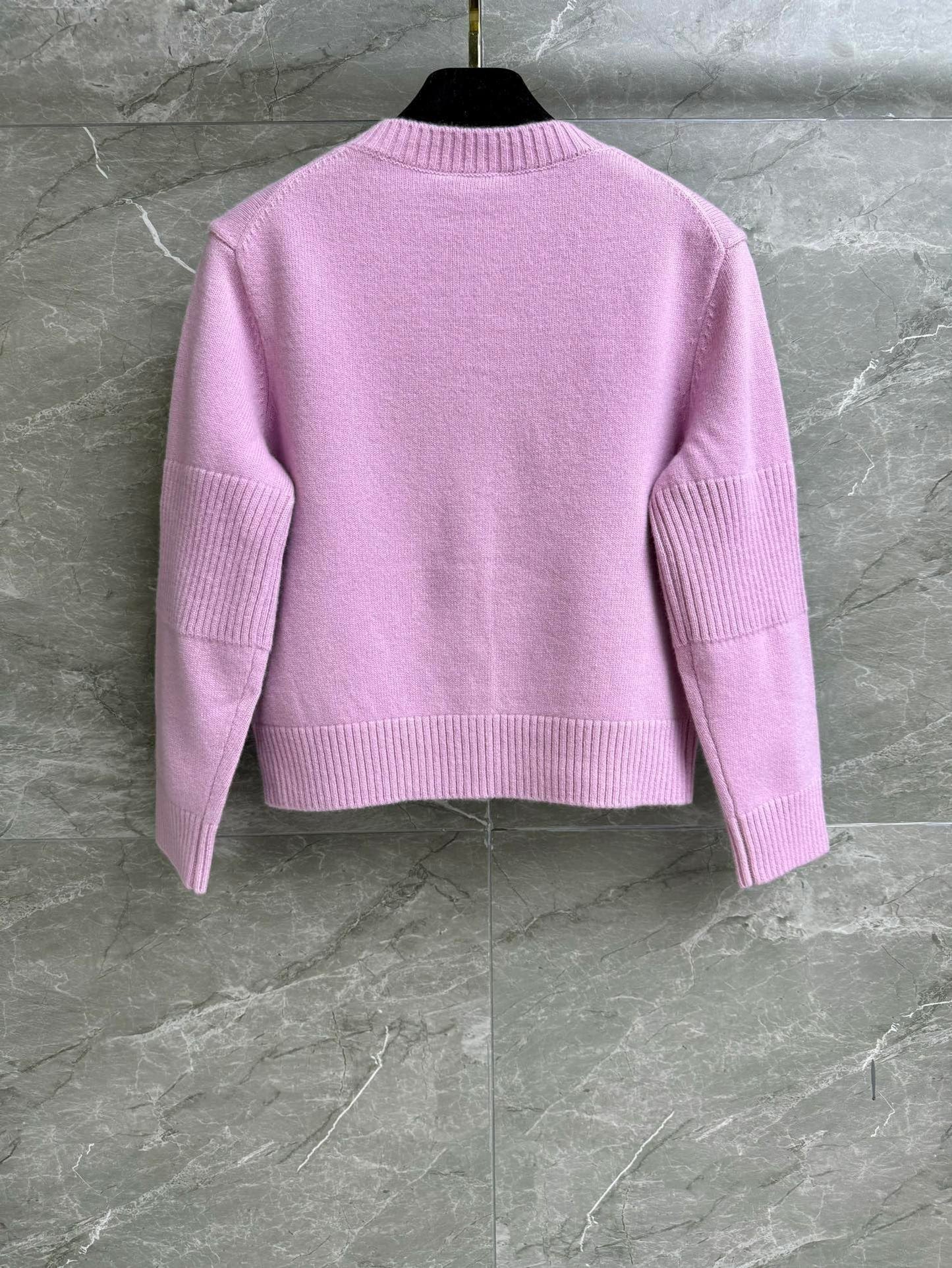 Kaschmir-Cardigan mit Schultütenknopf