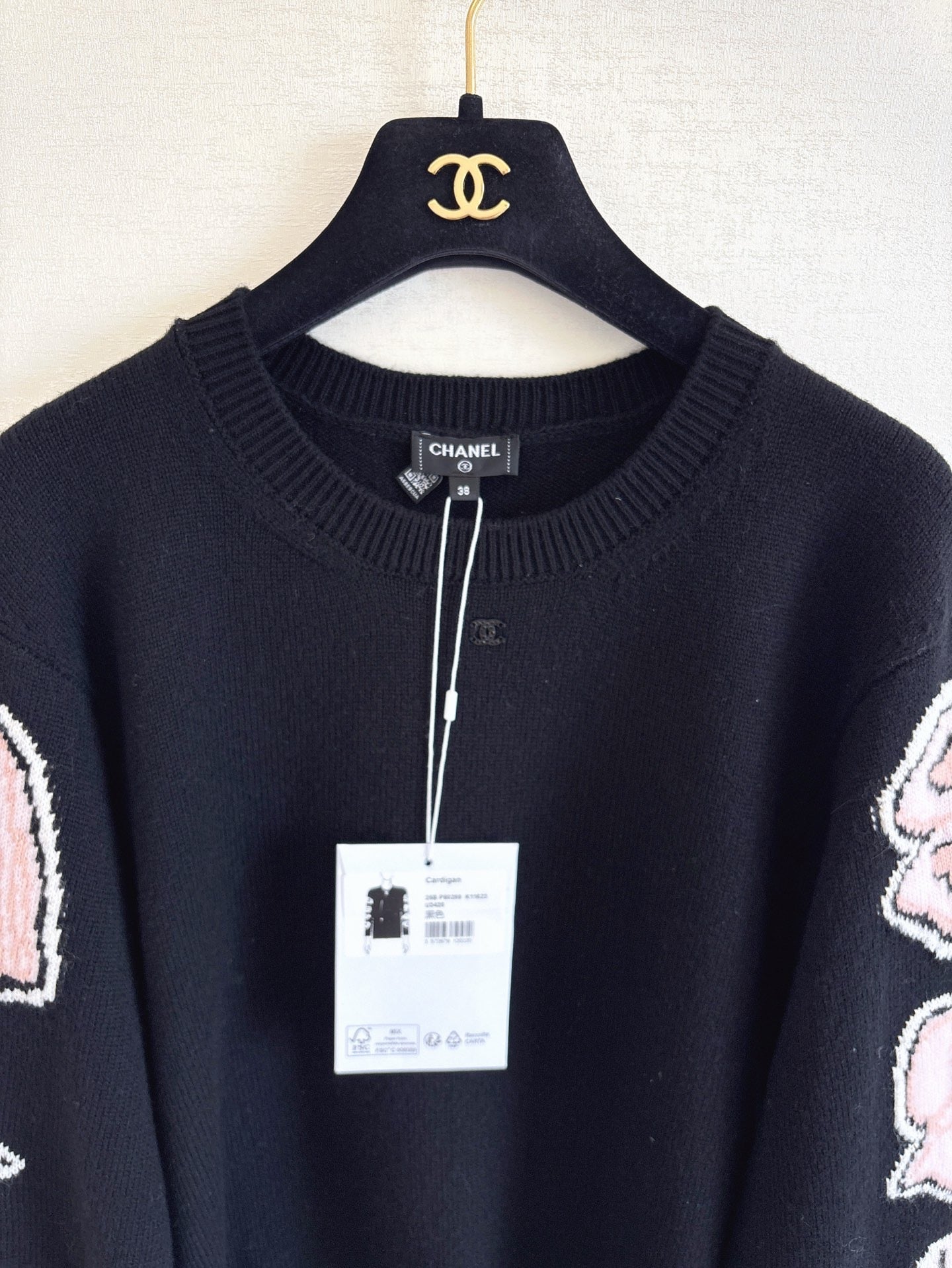 Cartoon Doll Kaschmir Rundhals Langarm