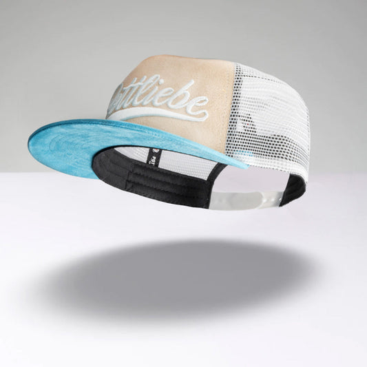 Casquette trucker POTTLIEBE - beige / hellblau