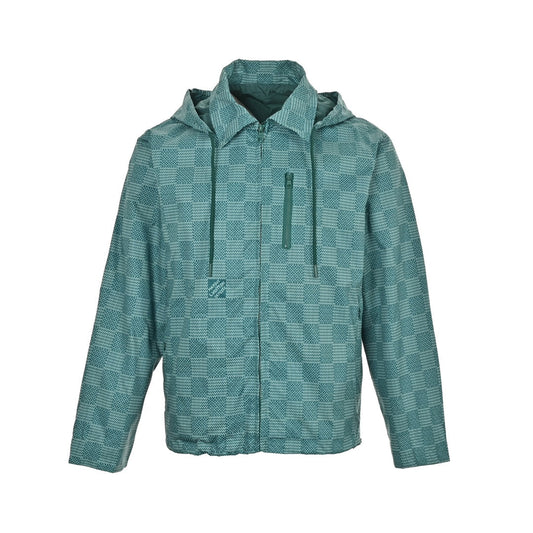 Veste coupe-vent à capuche à damier 24FW NEW L