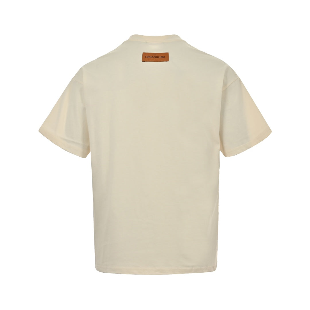 Manches courtes imprimées en mousse presbyte dégradée