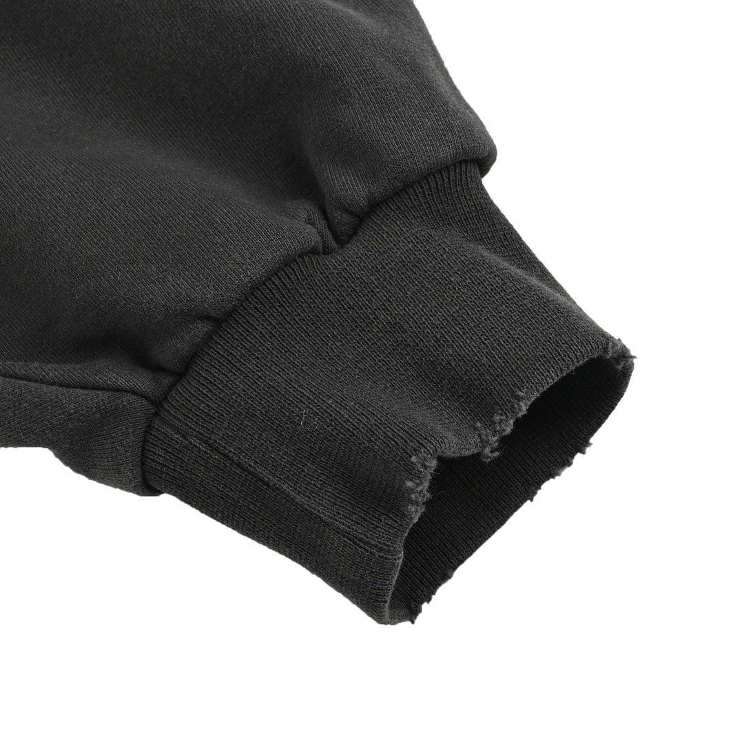 Sweatshirt mit Rundhalsausschnitt und Piercing-Knopf