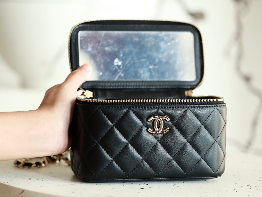 Trousse de toilette classique longue noire