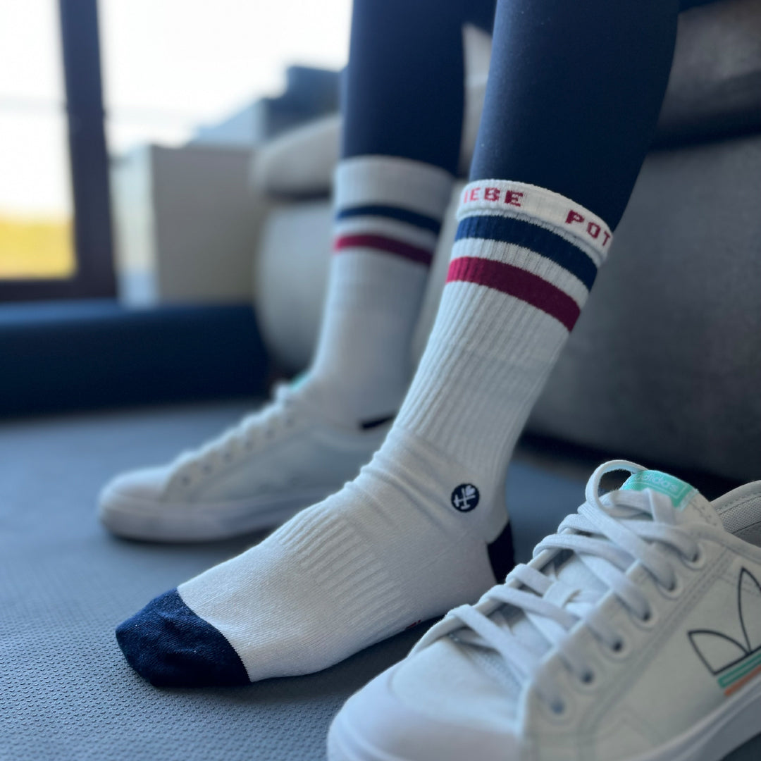 Socken „Retro“ Creme Bundle (2 Paar)