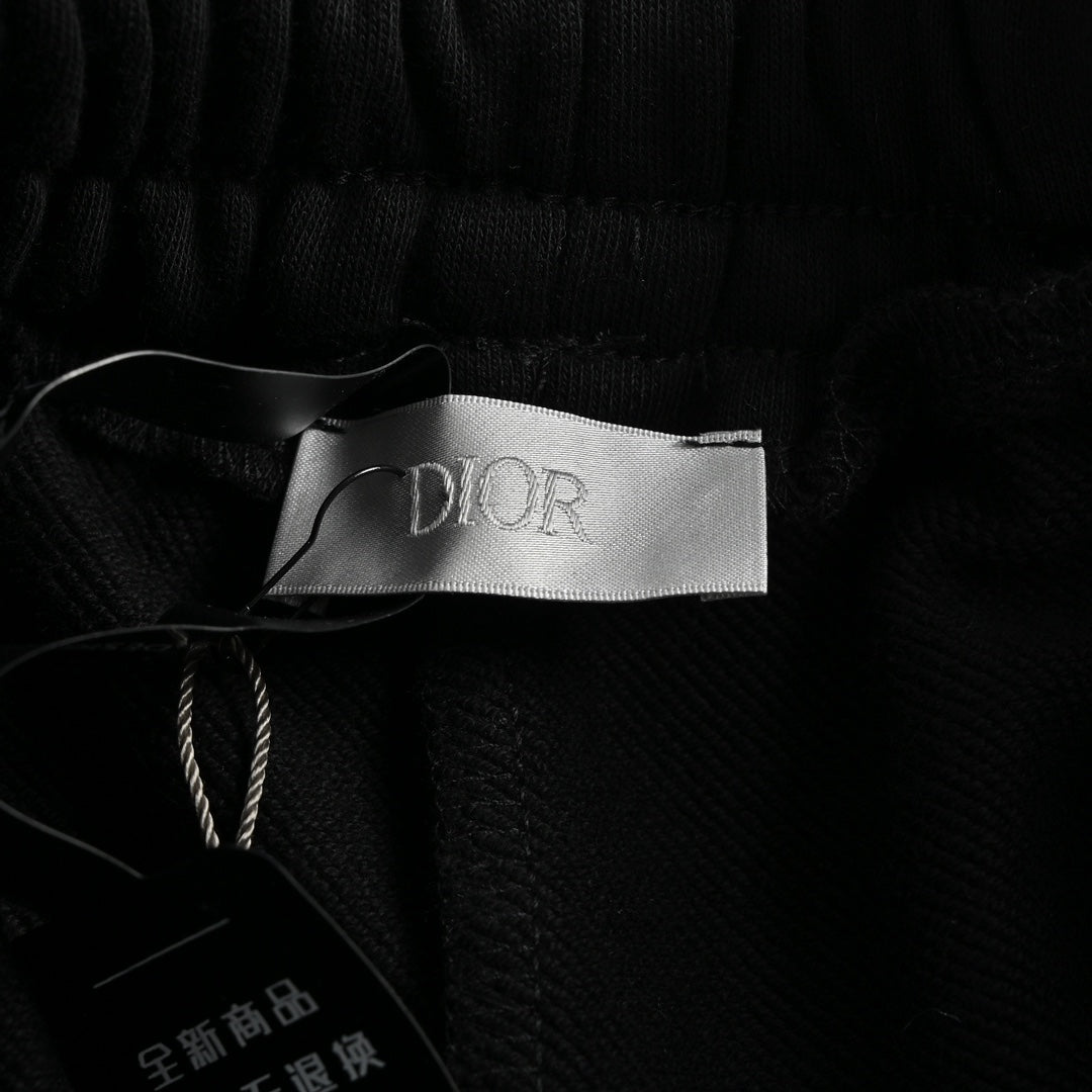 Short imprimé lettres CD graffiti sur toute la surface