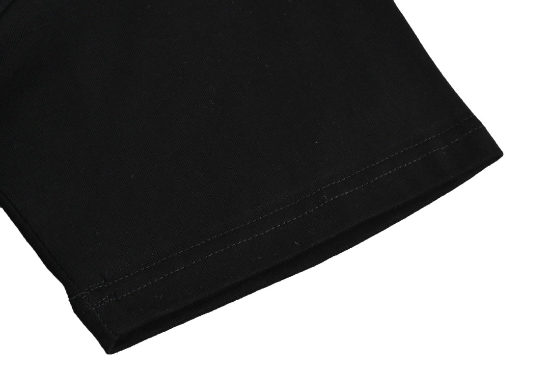 Manches courtes imprimées en mousse pelucheuse avec inscription « Herbe »