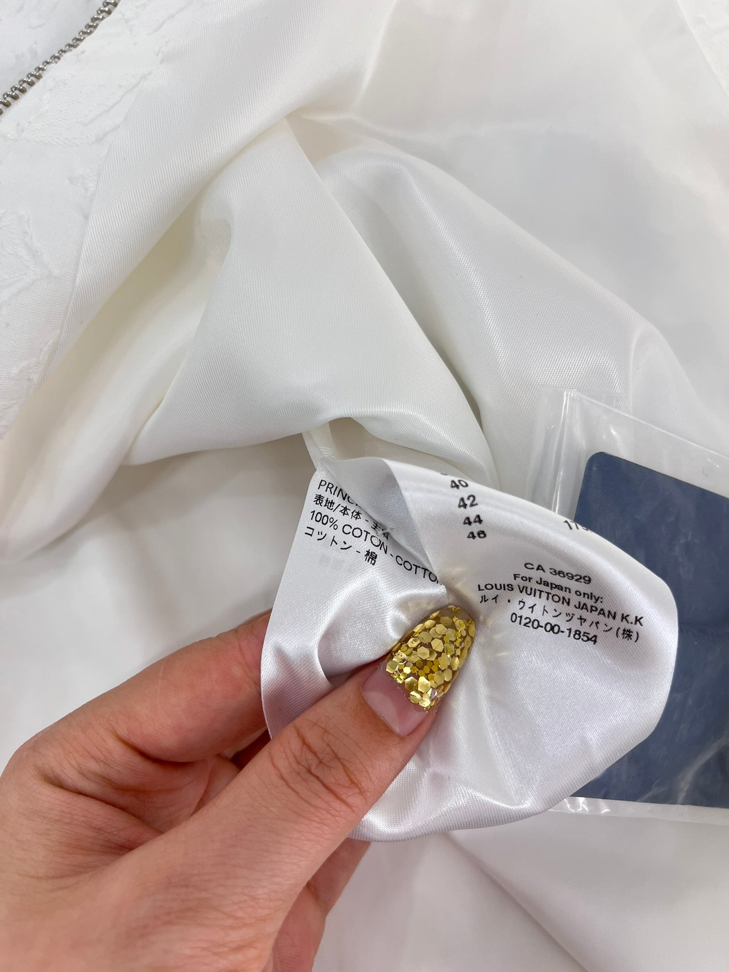 Robe jacquard avec chaîne à la taille