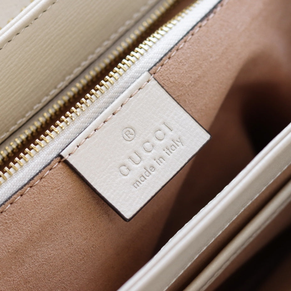 Horsebit 1955 Umhängetasche GG Supreme/Weiß