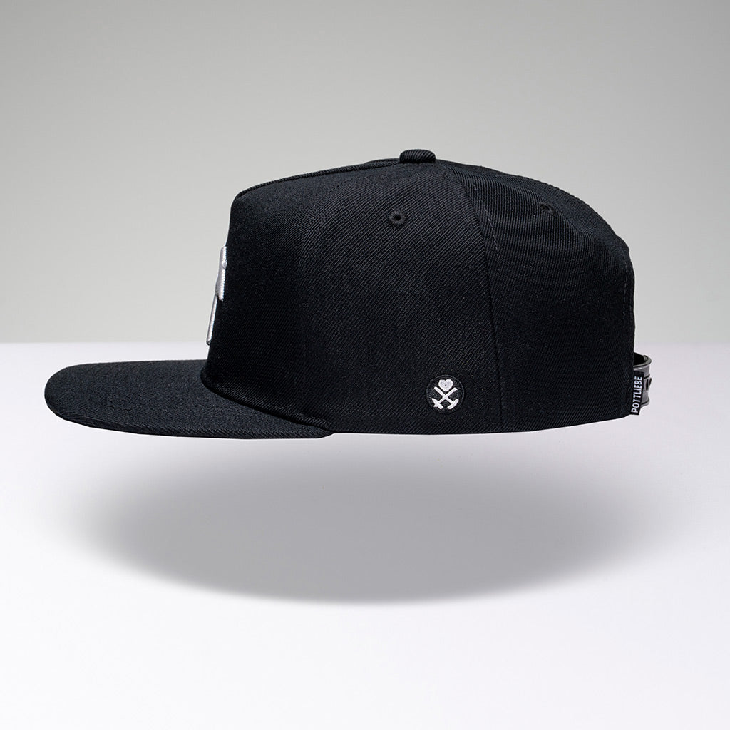 Schlägel und Eisen Snapback - Schwarz Weiß 