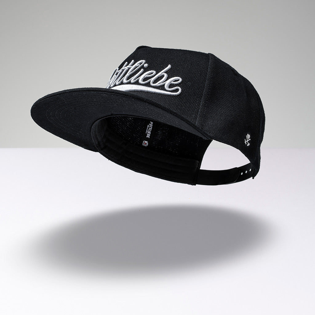 POTTLIEBE Snapback - Schwarz Weiß 