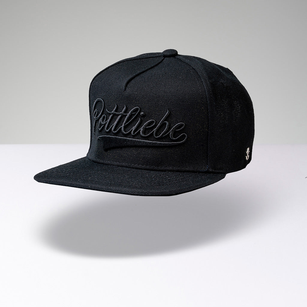 POTTLIEBE Snapback - Schwarz Schwarz 