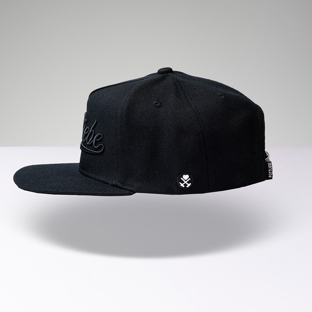 POTTLIEBE Snapback - Schwarz Schwarz 