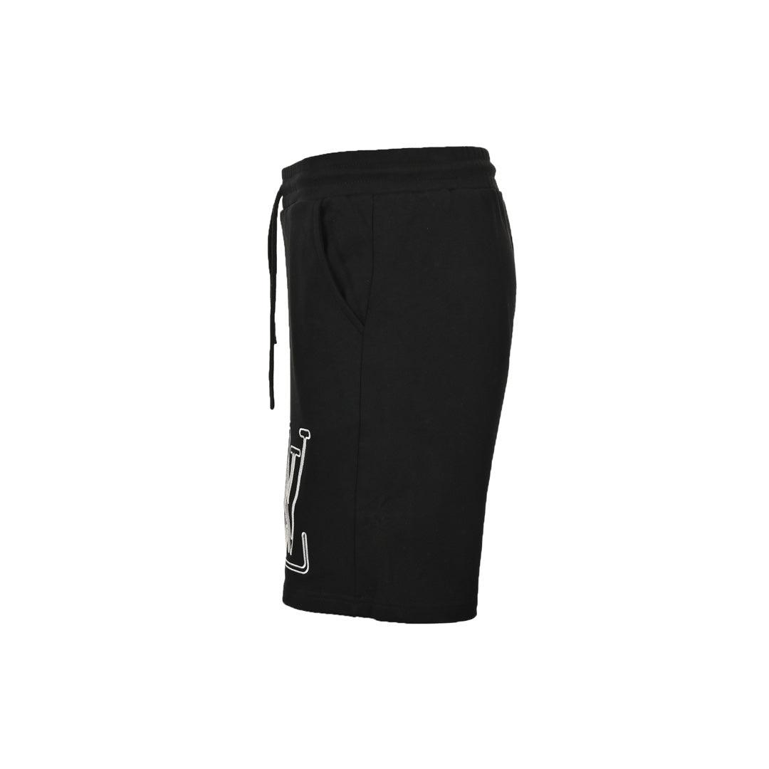 short avec logo brodé à grandes lettres