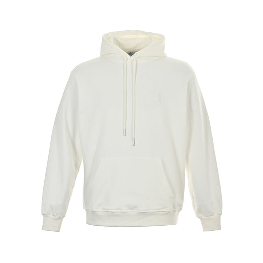 Sweat à capuche avec petit logo brodé