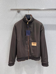 Reversible lambswool jacket