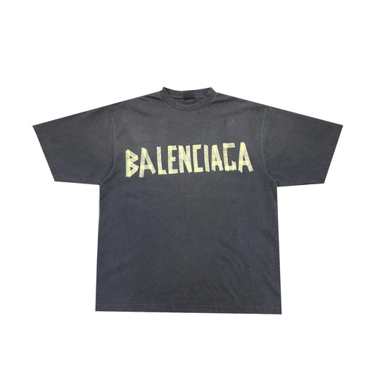 Tape Type T-Shirt Medium Fit in black vintage jersey