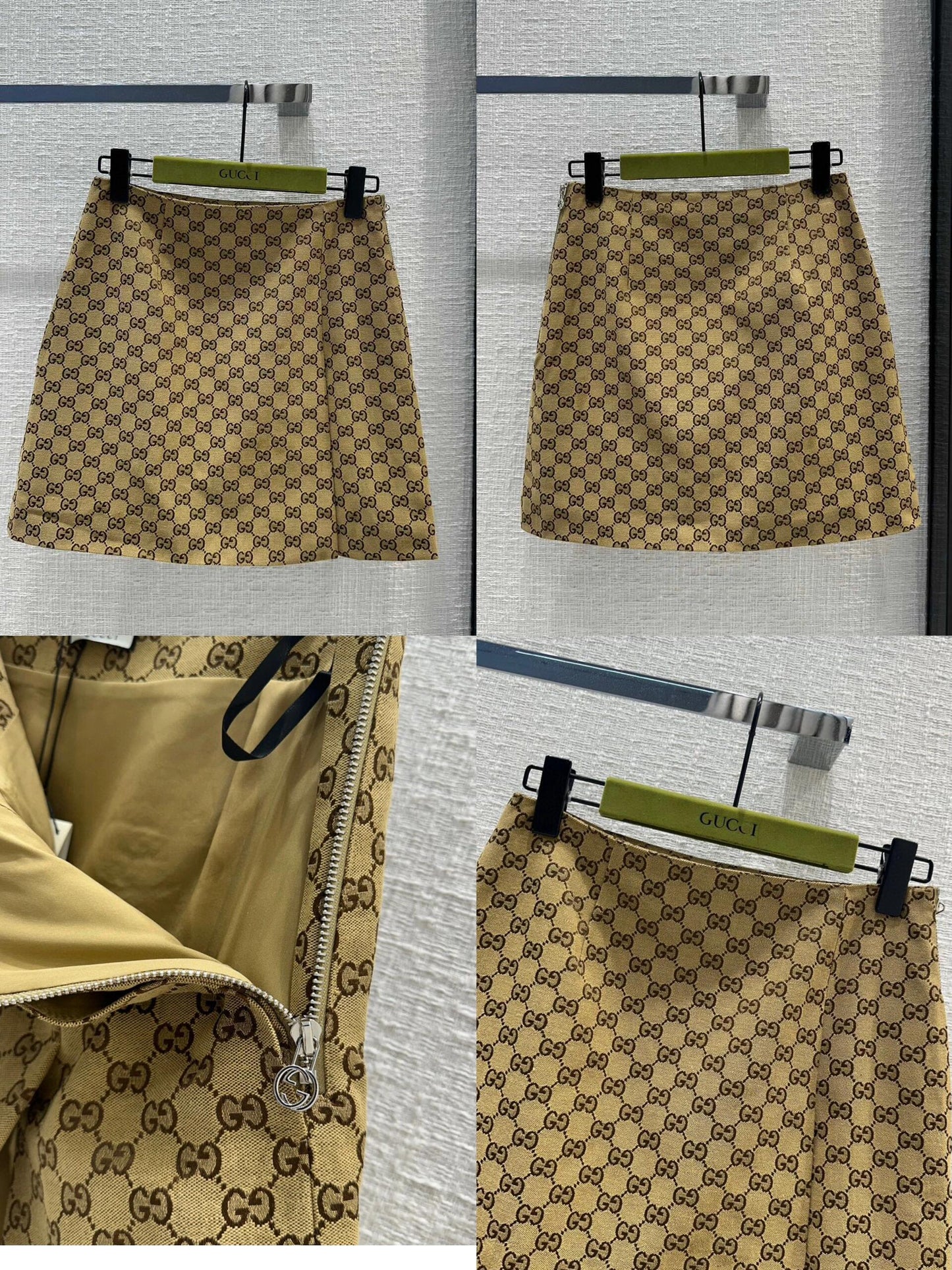 Rock mit seitlichem Reißverschluss