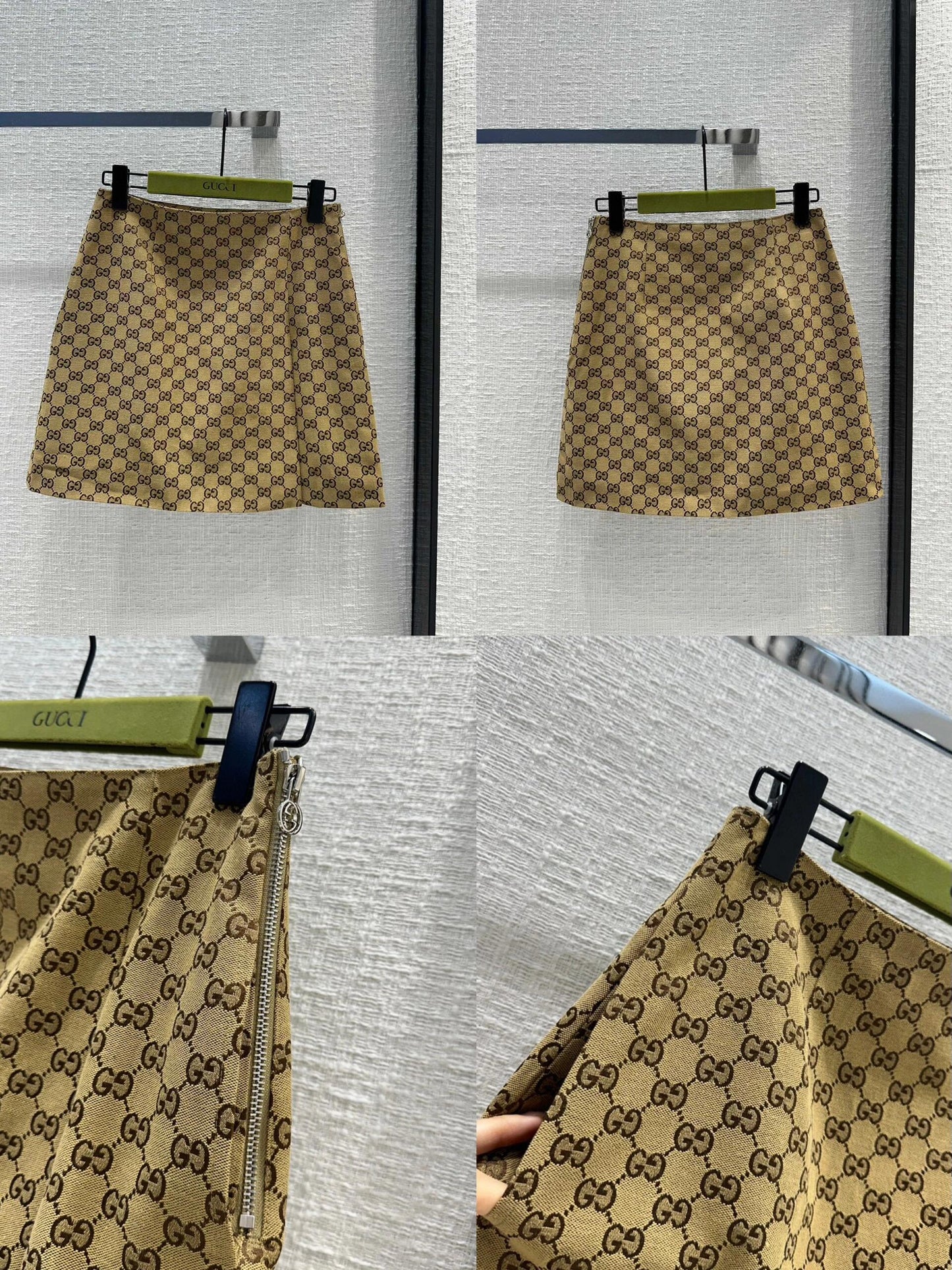 Rock mit seitlichem Reißverschluss