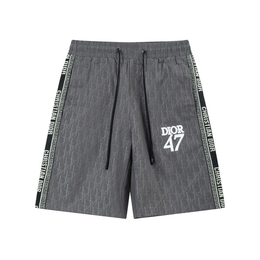 Short de plage de couleur unie