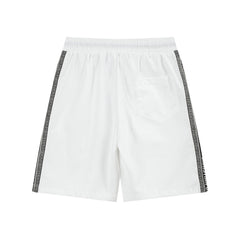 Short de plage de couleur unie