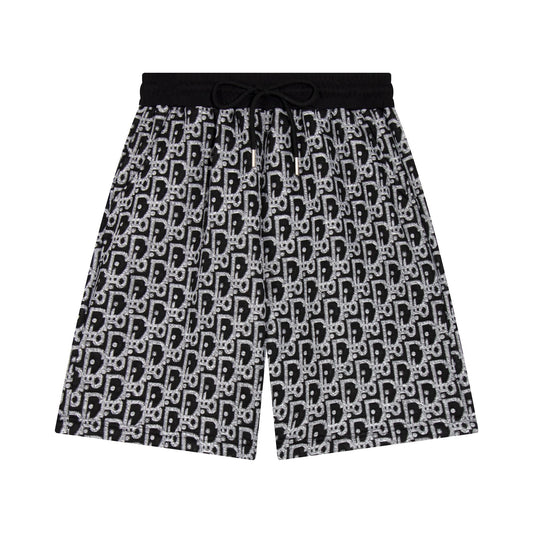 Shorts aus Jacquard-Strick