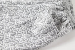 Jacquard knit shorts