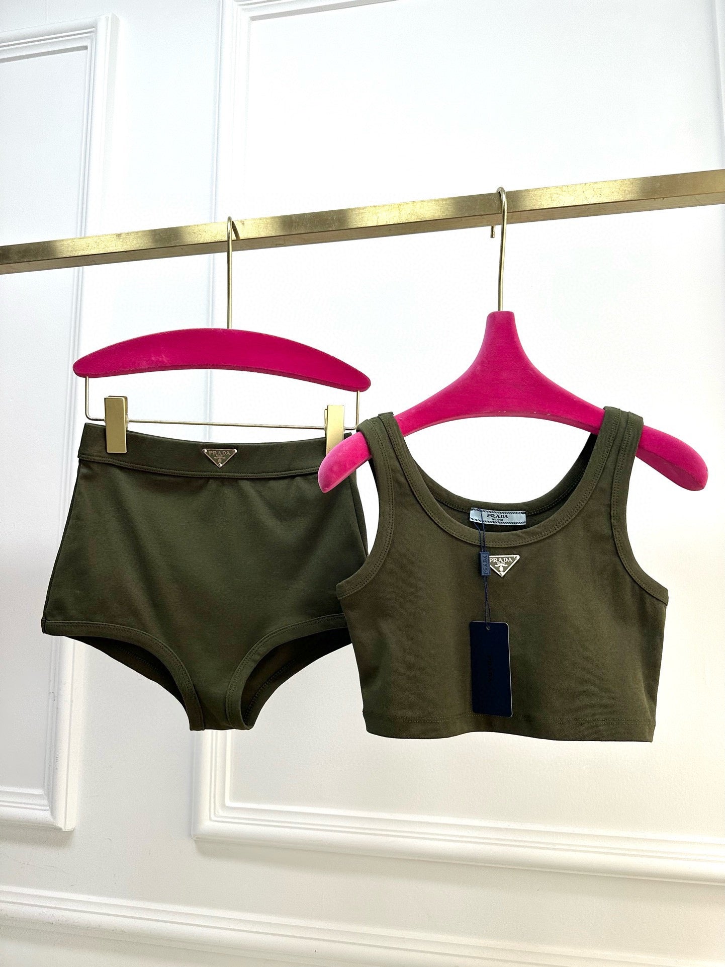 Tanktop➕Unterwäscheset mit hoher Taille,