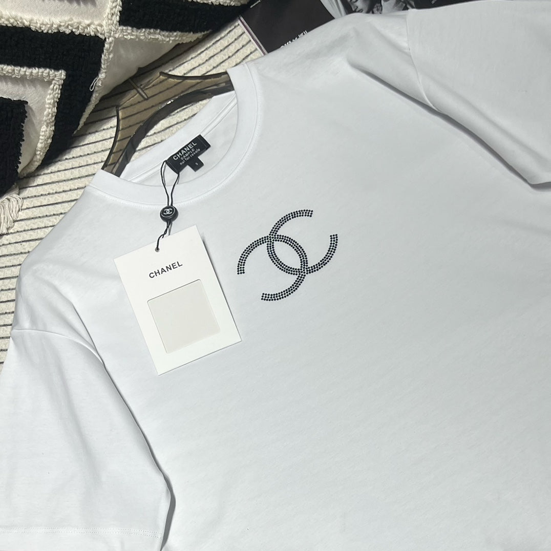 Heiße Strass-Kurzarm