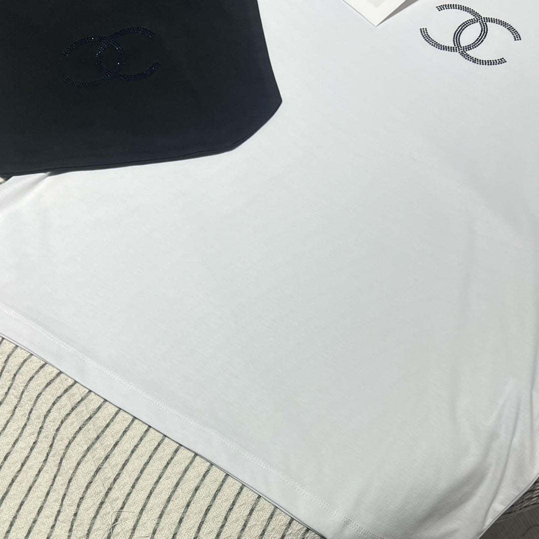 Heiße Strass-Kurzarm