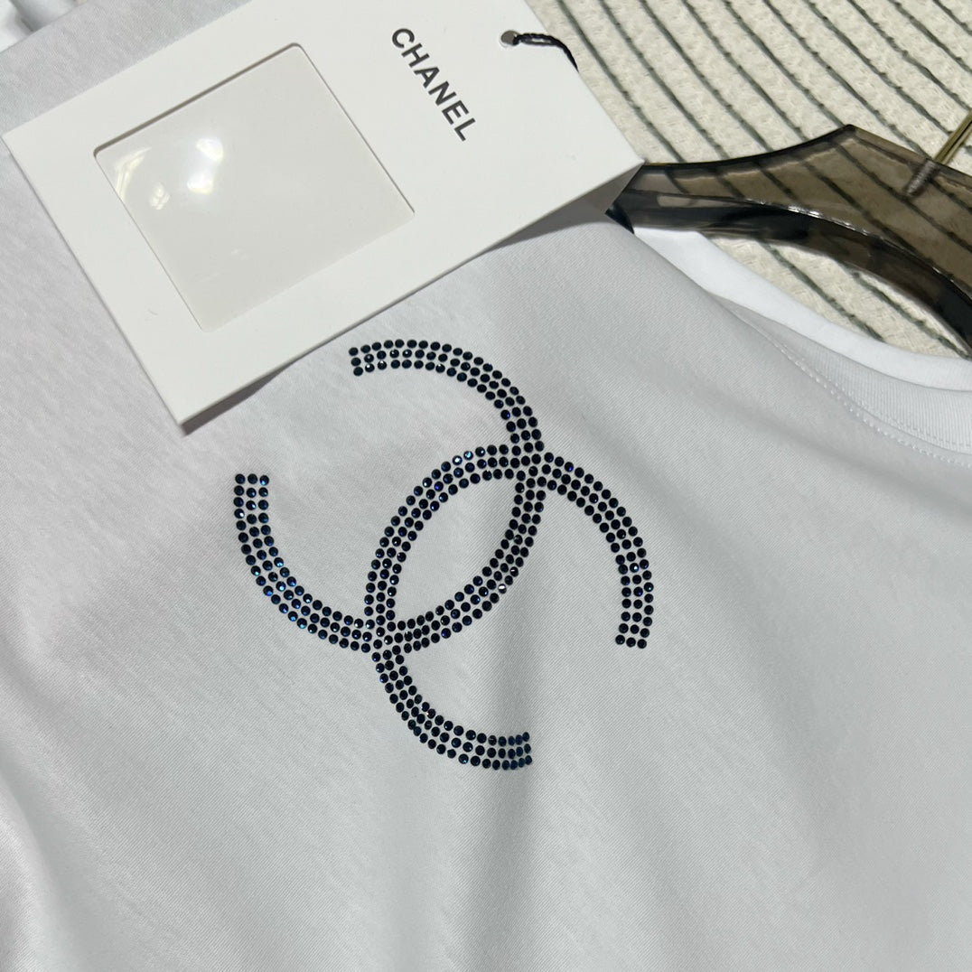 Heiße Strass-Kurzarm