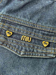 New spring and summer metal decoration jeans