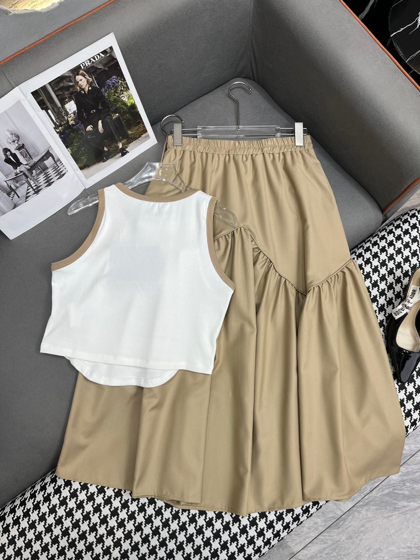 Kleine Weste➕Rockanzug