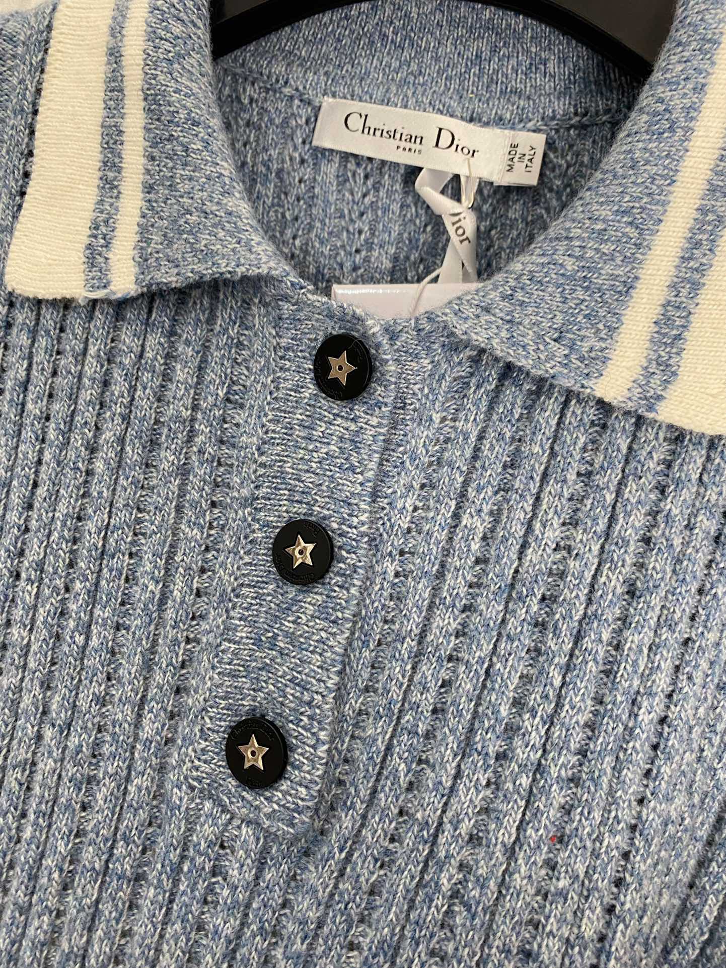 Lange Ärmel mit gestricktem Revers