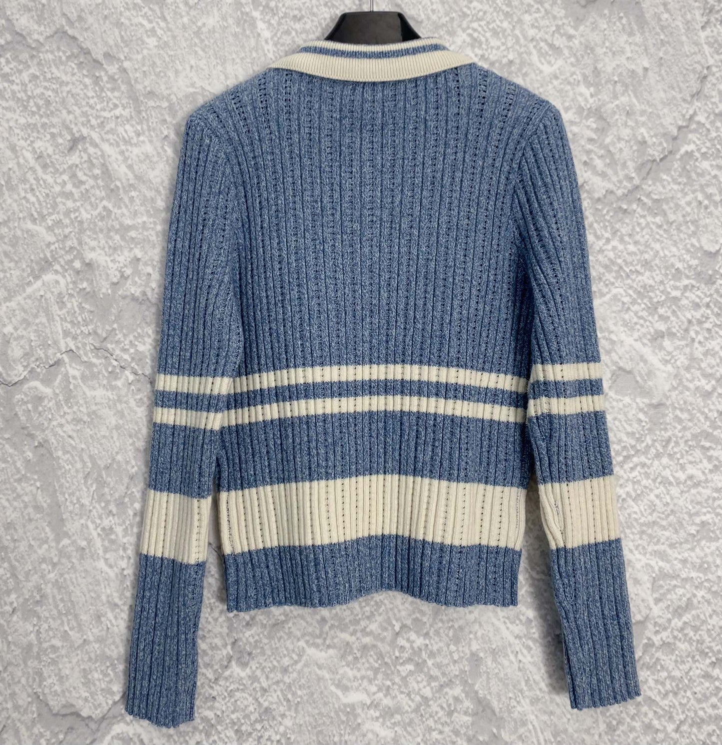 Lange Ärmel mit gestricktem Revers