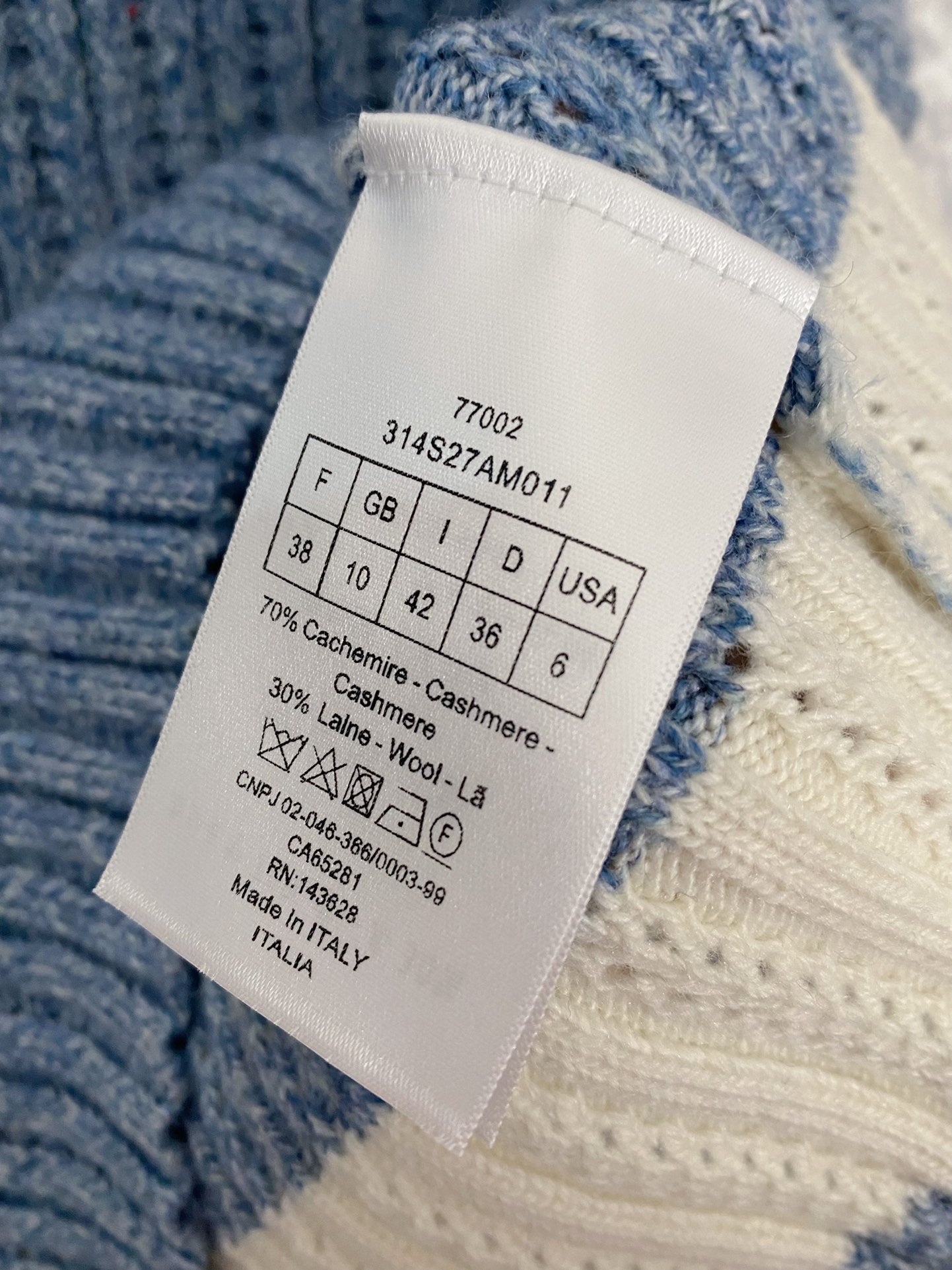 Lange Ärmel mit gestricktem Revers