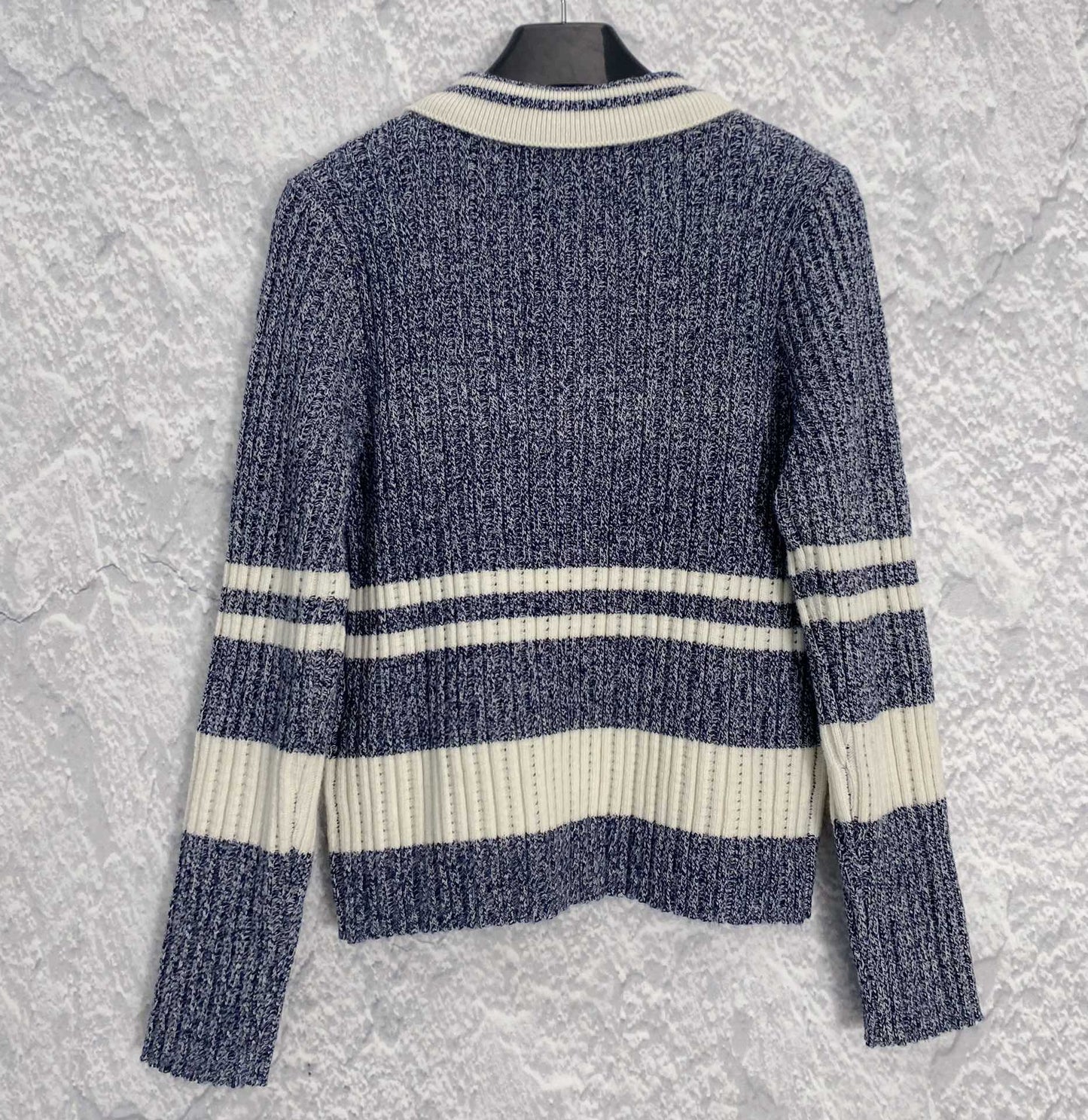 Lange Ärmel mit gestricktem Revers