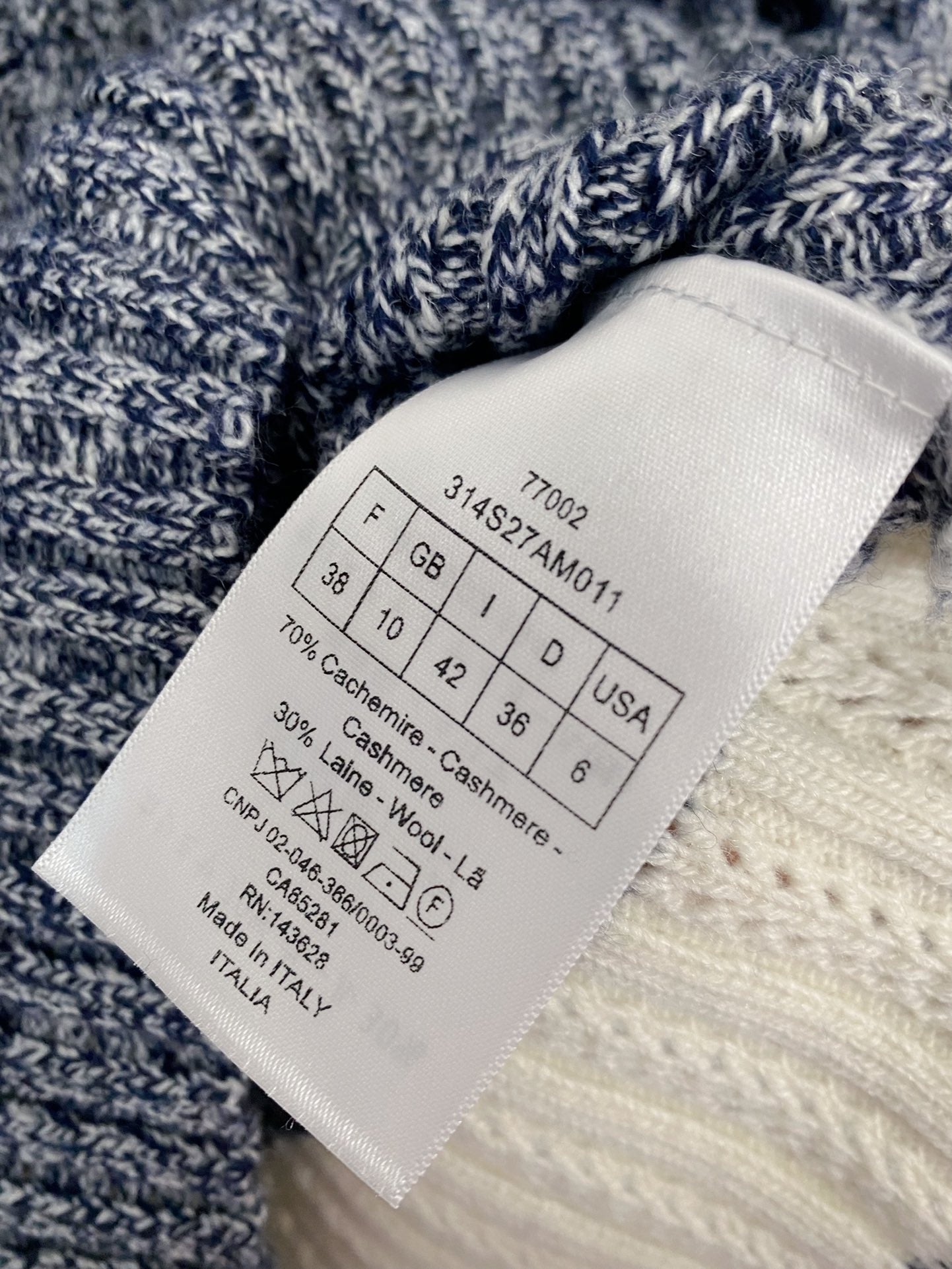 Lange Ärmel mit gestricktem Revers