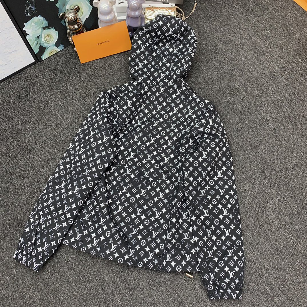 Bedruckte Sonnenschutz-Kapuzenjacke