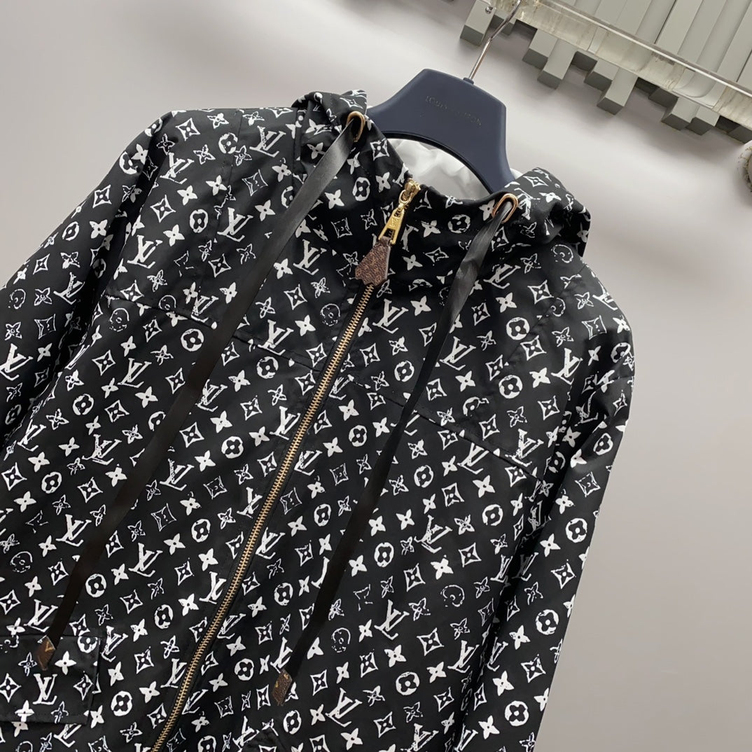 Bedruckte Sonnenschutz-Kapuzenjacke